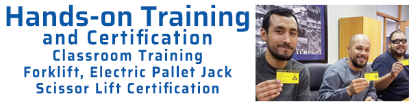 Forklift Certification Online And Hands On Forklift Training Services From A1 Forklift